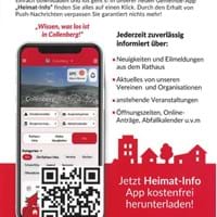 Flyer Heimat Info App Seite 1